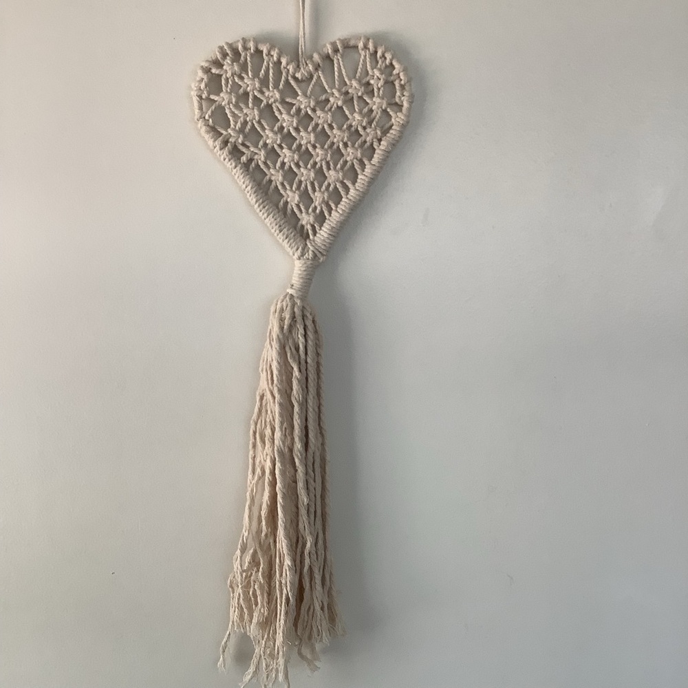 Tassel Macrame Heart